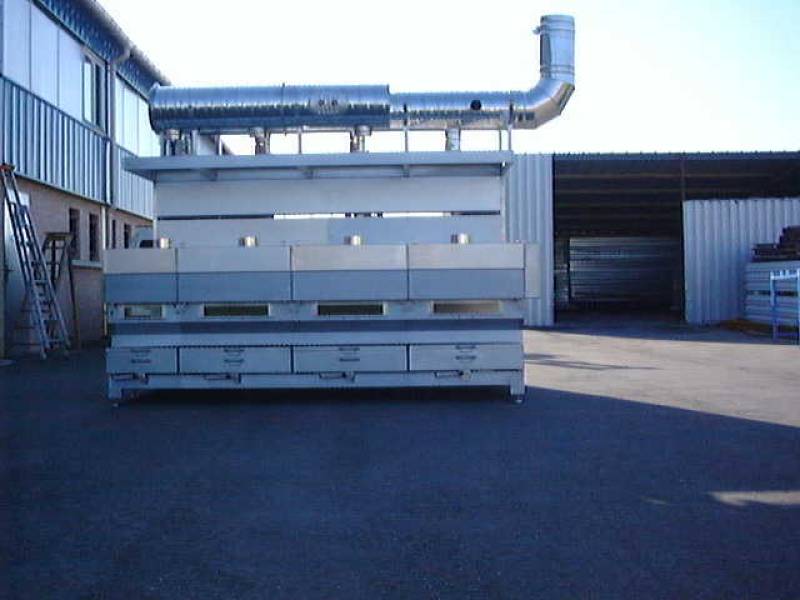 Túnel multifunción de infrarrojos para el dorado y el tostado