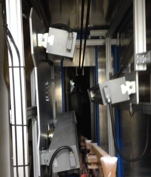 Reticulación por UV de piezas de automoción