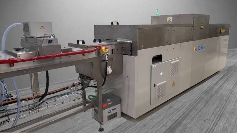 Cinta transportadora de IR UV completa con cinta transportadora Gen3 Ebeam