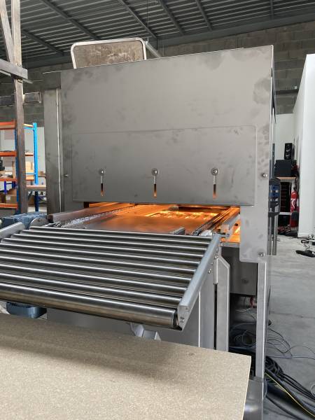 Túnel de infrarrojos para ablandar crepes