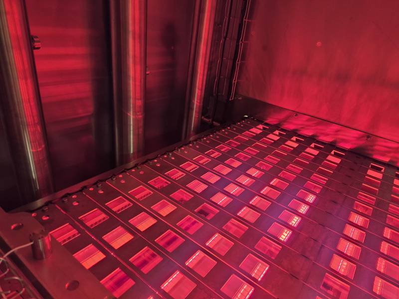 Línea de infrarrojos para la industria alimentaria en EE. UU.