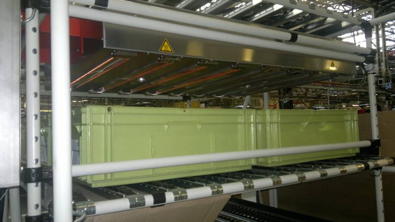 Caja de calentamiento por infrarrojos IFF en España