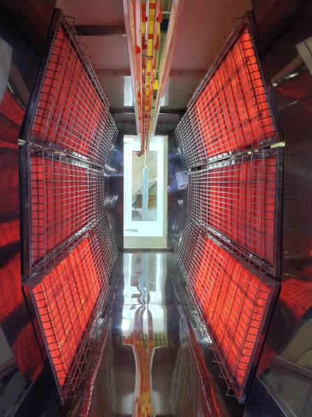 Horno de infrarrojos a gas para piezas pintadas en Italia