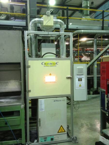 Unidad de ensayos de infrarrojos en Francia