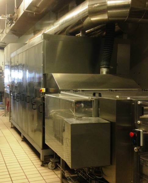 Túnel de onda media industrial para dorado LACTALIS