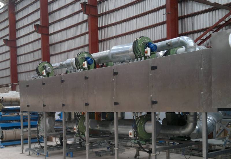 Túnel de curado por infrarrojos de alta potencia, Nigeria