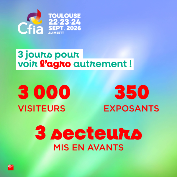 Anuncio de nuestra participación en la feria CFIA de Toulouse 2026