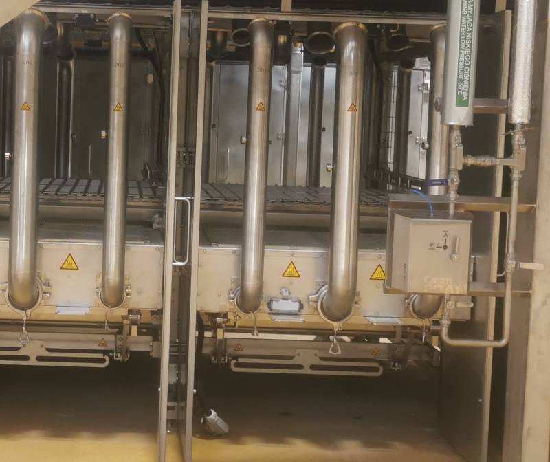 Línea de infrarrojos de NESTLÉ en Polonia