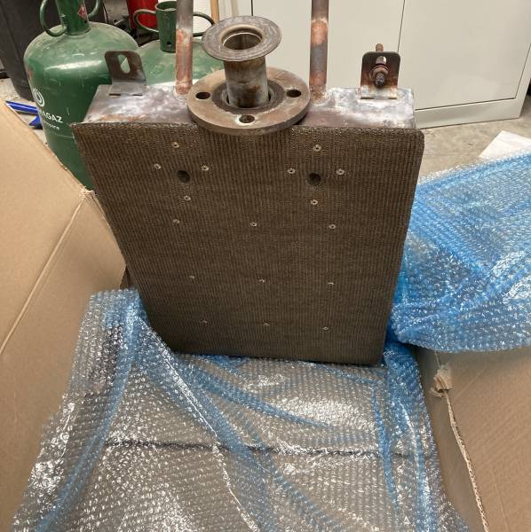 Radiador de infrarrojos de gas reparado