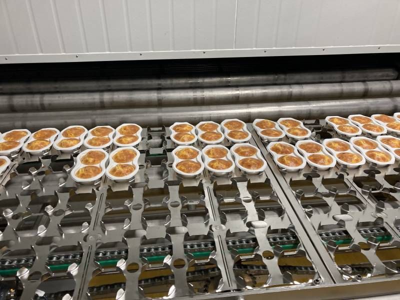 Túnel de infrarrojos eléctrico para dorar tortillas en EE. UU.