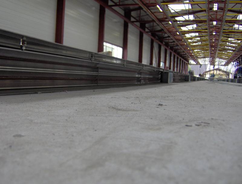 Línea eléctrica de secado por infrarrojos para hormigón