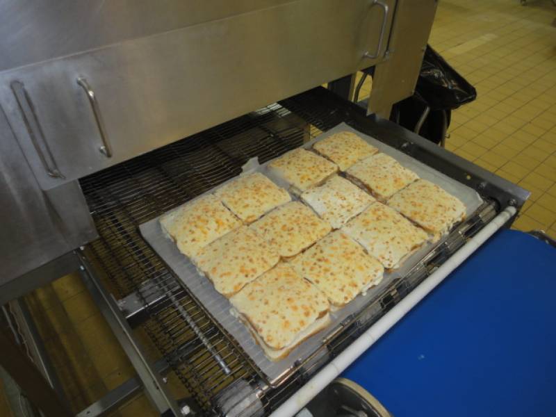 Tostado por infrarrojos de croque-monsieur Francia