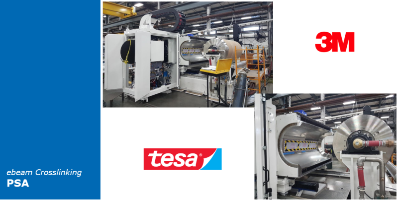 Mejora de las propiedades de películas de embalaje mediante unidades de haz de electrones