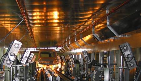 Nuestra zona de actividad para este servicio Secador de infrarrojos industrial a medida e instalación de polimerización para recubrimientos